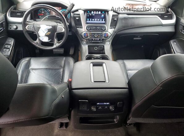 1GNSCBKC2HR336718 2017 CHEVROLET TAHOE Silver Widok deski rozdzielczej