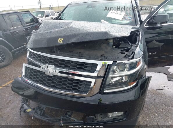 1GNSCBKC2JR284822 2018 CHEVROLET TAHOE Black წინა ხედი
