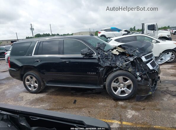 1GNSCBKC2JR284822 2018 CHEVROLET TAHOE Black უკანა სალონის ხედი