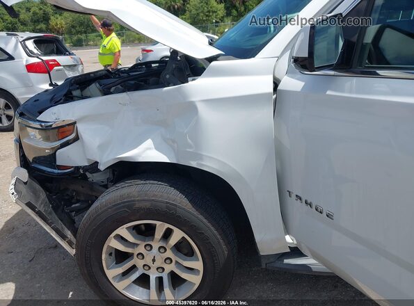 1GNSCBKC2KR285552 2019 CHEVROLET TAHOE White Front view