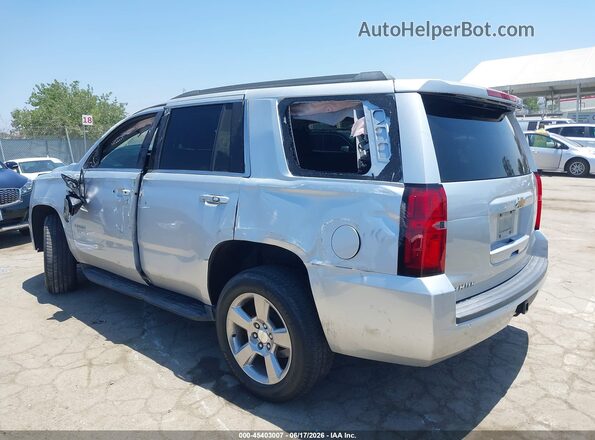 1GNSCBKC3JR403347 2018 CHEVROLET TAHOE Silver Tył lewy