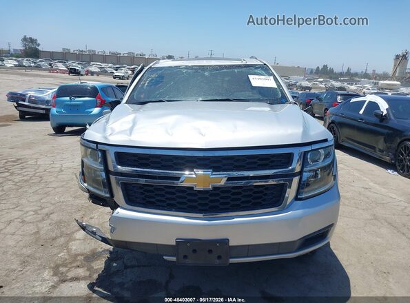 1GNSCBKC3JR403347 2018 CHEVROLET TAHOE Silver Widok deski rozdzielczej