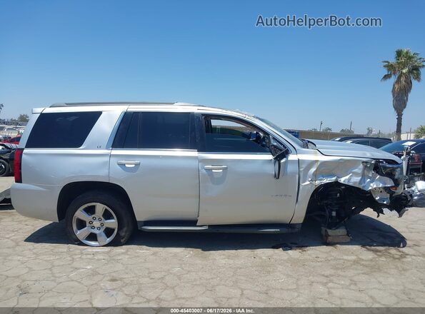 1GNSCBKC3JR403347 2018 CHEVROLET TAHOE Silver Widok zestawu wskaźników