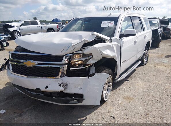 1GNSCBKC3LR118635 2020 CHEVROLET TAHOE Белый Передняя левая четверть