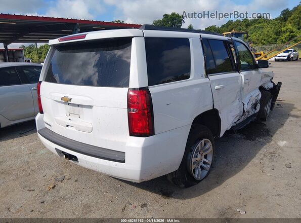 1GNSCBKC3LR118635 2020 CHEVROLET TAHOE Белый Задняя правая четверть