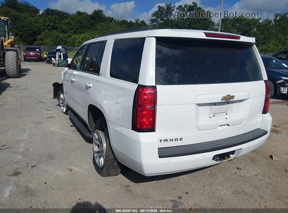 1GNSCBKC3LR118635 2020 CHEVROLET TAHOE Белый Задняя левая четверть
