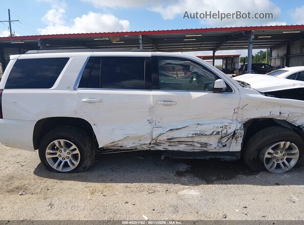 1GNSCBKC3LR118635 2020 CHEVROLET TAHOE Белый Вид задней части салона