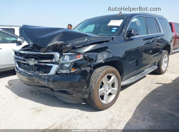 1GNSCBKC4GR247764 2016 CHEVROLET TAHOE Black წინა მარცხენა ხედი სამი მეოთხედიდან