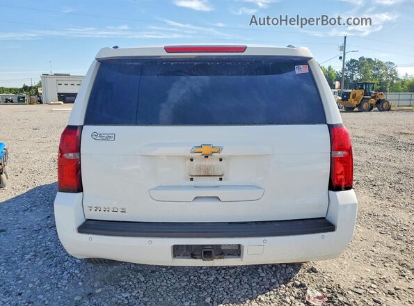 1GNSCBKC4HR140229 2017 CHEVROLET TAHOE White Vista trasera