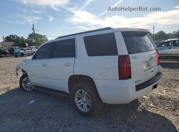 1GNSCBKC4HR140229 2017 CHEVROLET TAHOE White Trasero izquierdo