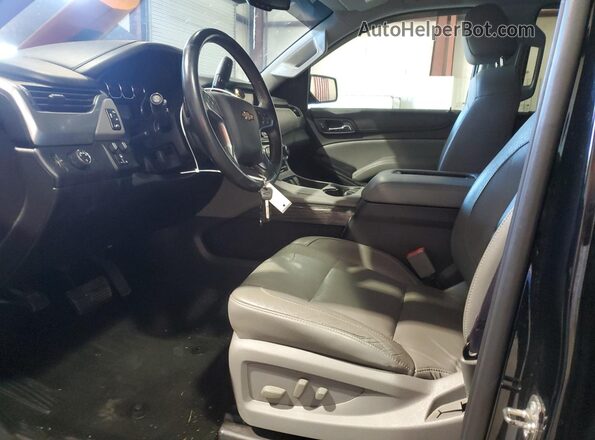 1GNSCBKC4HR238399 2017 CHEVROLET TAHOE Black წინა სალონის ხედი