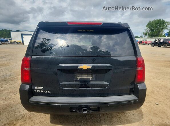 1GNSCBKC4JR102456 2018 CHEVROLET TAHOE Black Widok z tyłu