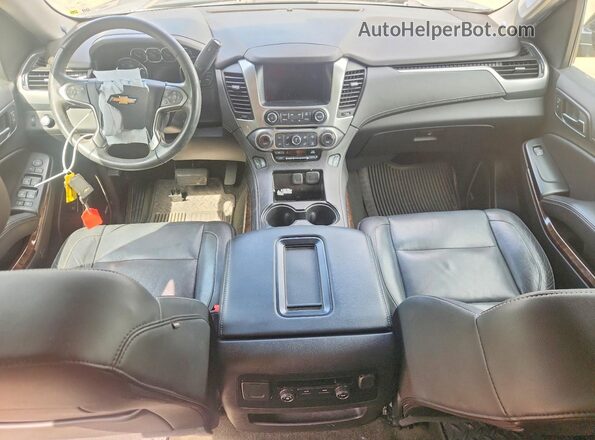 1GNSCBKC4JR102456 2018 CHEVROLET TAHOE Black Widok deski rozdzielczej