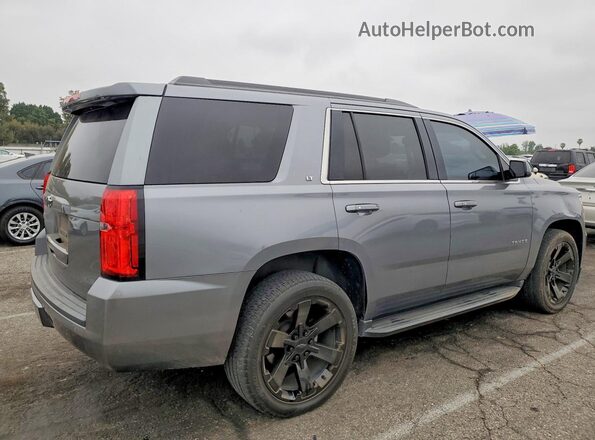 1GNSCBKC4JR347953 2018 CHEVROLET TAHOE Серый Задняя правая четверть