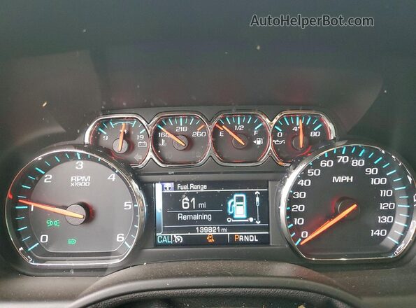 1GNSCBKC4JR347953 2018 CHEVROLET TAHOE Серый Вид щитка приборов