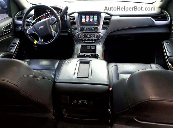 1GNSCBKC4JR347953 2018 CHEVROLET TAHOE Серый Вид панели приборов
