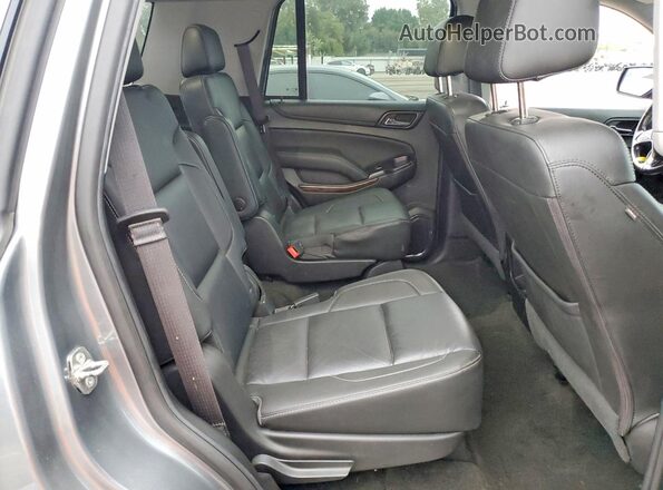 1GNSCBKC4JR347953 2018 CHEVROLET TAHOE Серый Вид задней части салона