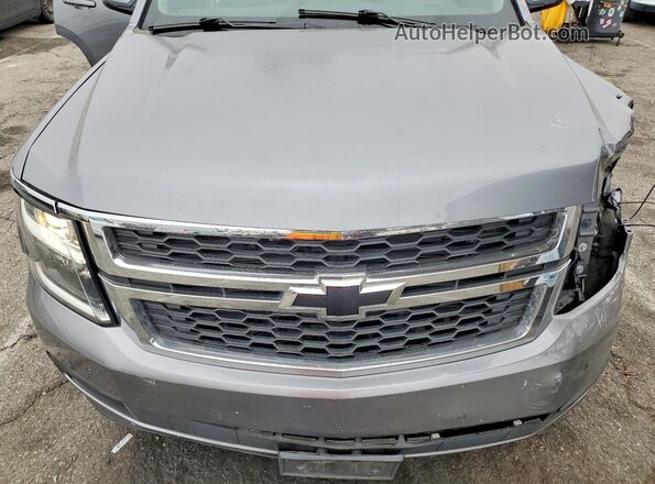 1GNSCBKC4JR347953 2018 CHEVROLET TAHOE Серый Вид подкапотного пространства