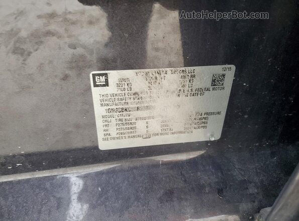 1GNSCBKC5GR239270 2016 CHEVROLET TAHOE Black VIN կոդի պիտակի տեսք