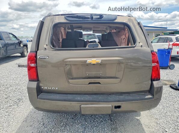 1GNSCBKC5GR416688 2016 CHEVROLET TAHOE Brown Vista trasera