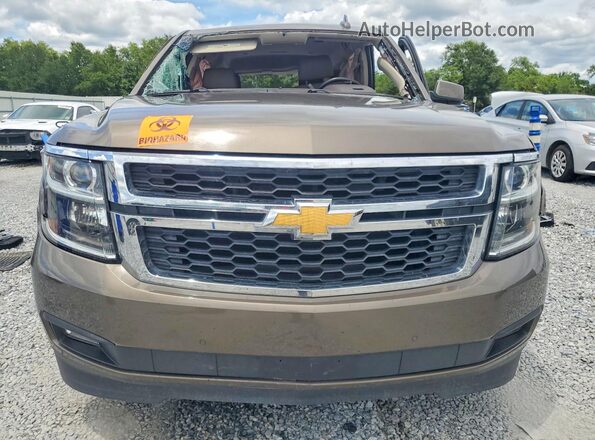 1GNSCBKC5GR416688 2016 CHEVROLET TAHOE Brown Vista frontal