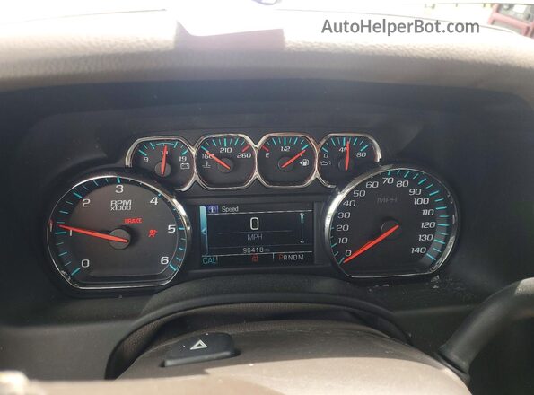 1GNSCBKC5GR416688 2016 CHEVROLET TAHOE Brown Vista del cuadro de instrumentos