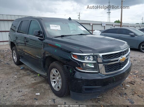 1GNSCBKC5HR141860 2017 CHEVROLET TAHOE Black Դիմացի տեսք