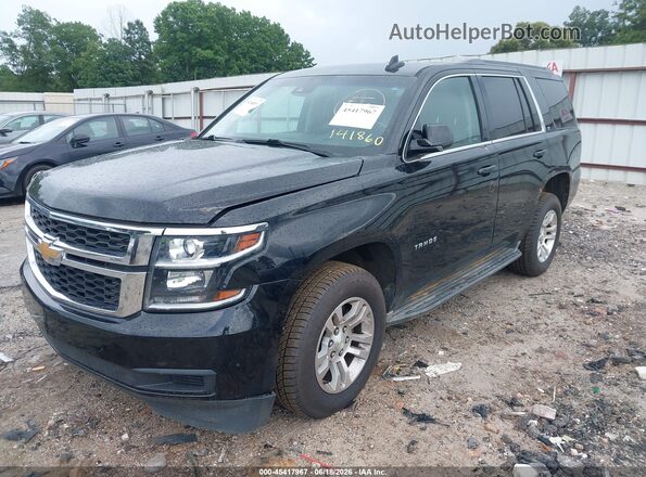 1GNSCBKC5HR141860 2017 CHEVROLET TAHOE Black Առջևի ձախ երեք քառորդ տեսարան