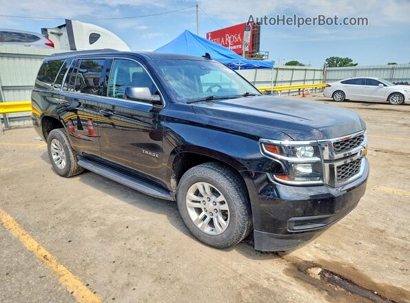 1GNSCBKC5HR186636 2017 CHEVROLET TAHOE Black Przód prawy