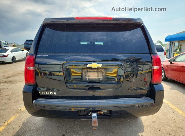 1GNSCBKC5HR186636 2017 CHEVROLET TAHOE Black Widok z tyłu