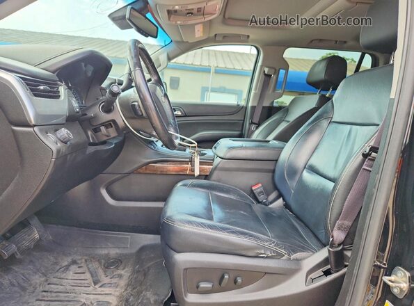 1GNSCBKC5HR186636 2017 CHEVROLET TAHOE Black Widok wnętrza z przodu