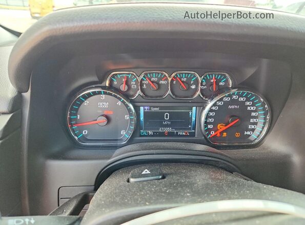 1GNSCBKC5HR186636 2017 CHEVROLET TAHOE Black Widok zestawu wskaźników