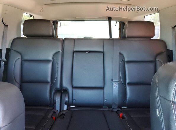 1GNSCBKC5JR110937 2018 CHEVROLET TAHOE Black Rear seats view