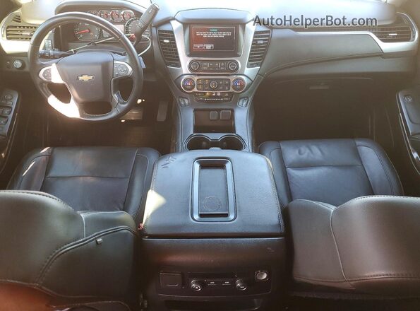 1GNSCBKC5JR110937 2018 CHEVROLET TAHOE Black Dashboard view