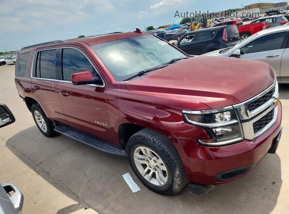 1GNSCBKC6GR223773 2016 CHEVROLET TAHOE Maroon 