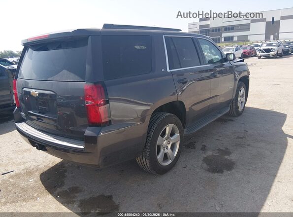 1GNSCBKC6GR327034 2016 CHEVROLET TAHOE Gray უკანა მარჯვენა