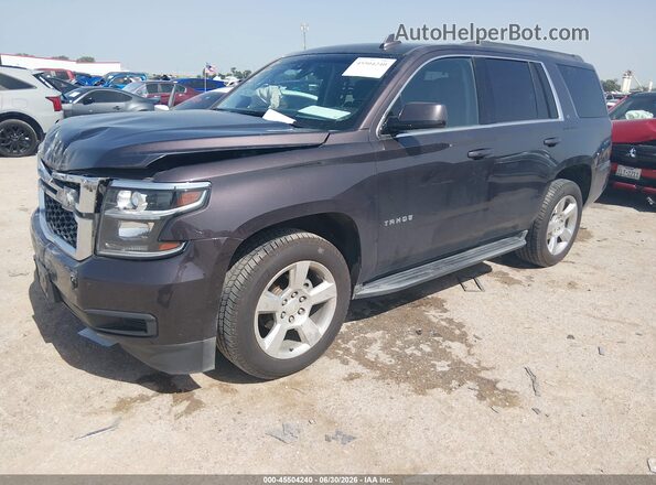 1GNSCBKC6GR327034 2016 CHEVROLET TAHOE Gray წინა მარცხენა ხედი სამი მეოთხედიდან