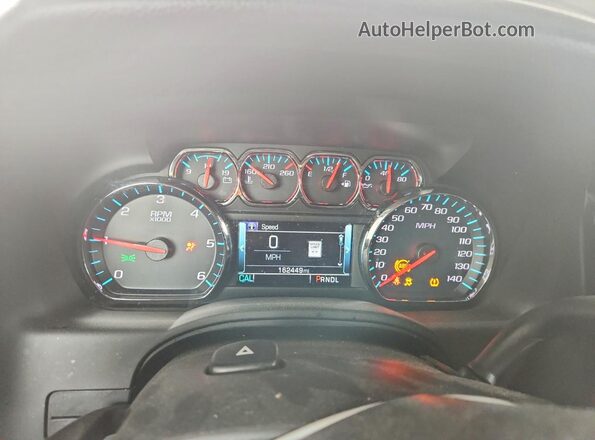 1GNSCBKC6LR309613 2020 CHEVROLET TAHOE Black Instrument cluster view