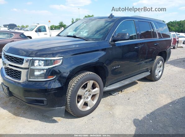 1GNSCBKC7GR373486 2016 CHEVROLET TAHOE Black Front left