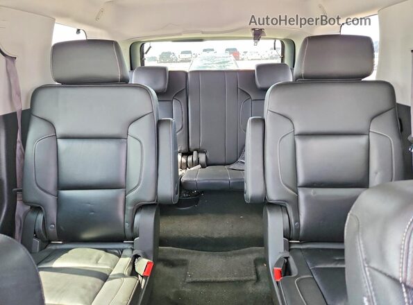 1GNSCBKC7HR170146 2017 CHEVROLET TAHOE Gray უკანა სავარძლების ხედი