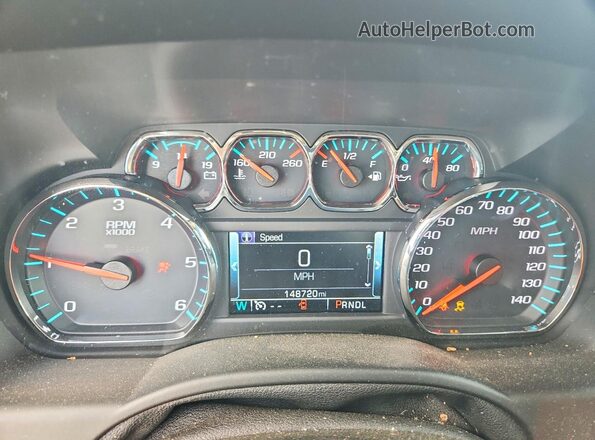 1GNSCBKC7HR170146 2017 CHEVROLET TAHOE Gray ხელსაწყოთა პანელის ხედი