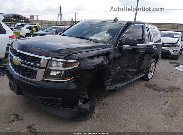 1GNSCBKC7HR211343 2017 CHEVROLET TAHOE Black Przód lewy
