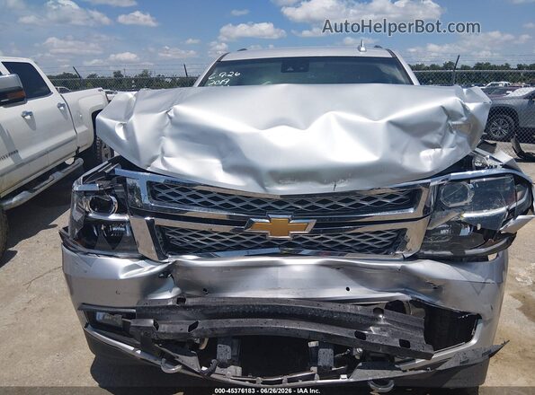 1GNSCBKC7KR151345 2019 CHEVROLET TAHOE Silver Առջևի վահանակի տեսք