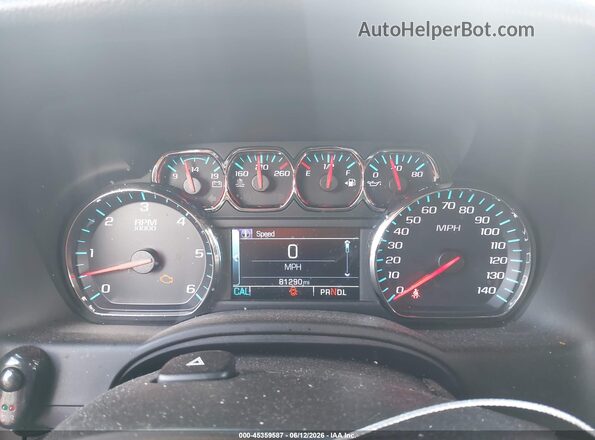 1GNSCBKC7KR409489 2019 CHEVROLET TAHOE Silver უკანა სავარძლების ხედი