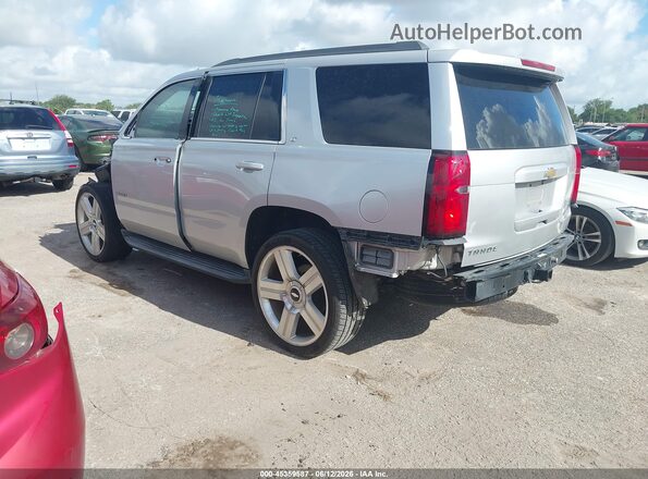 1GNSCBKC7KR409489 2019 CHEVROLET TAHOE Silver უკანა მარცხენა