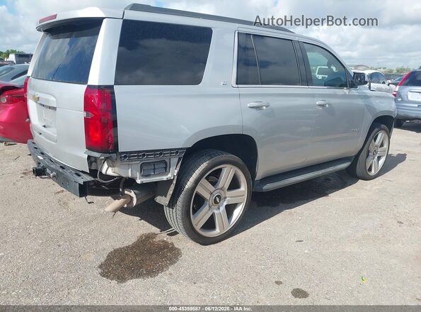 1GNSCBKC7KR409489 2019 CHEVROLET TAHOE Silver უკანა მარჯვენა