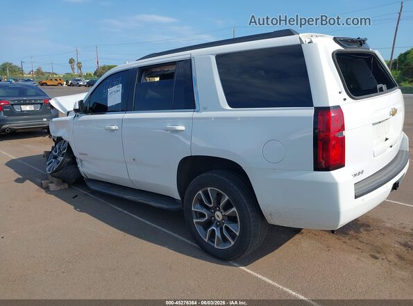 1GNSCBKC7LR182354 2020 CHEVROLET TAHOE White Հետևի ձախ