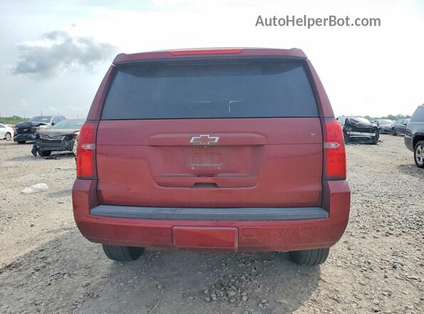 1GNSCBKC8GR177508 2016 CHEVROLET TAHOE Red Vista trasera