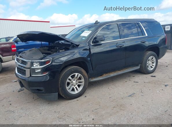 1GNSCBKC8HR120890 2017 CHEVROLET TAHOE Black Przód lewy