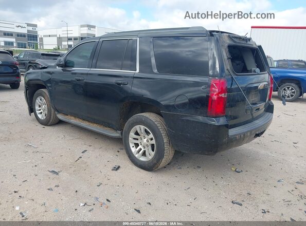 1GNSCBKC8HR120890 2017 CHEVROLET TAHOE Black Tył lewy